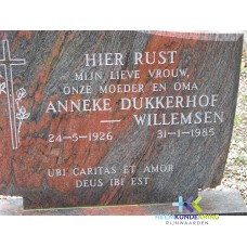 Grafstenen kerkhof Herwen Coll. HKR (89) A.Dukkerhof -Willemsen
